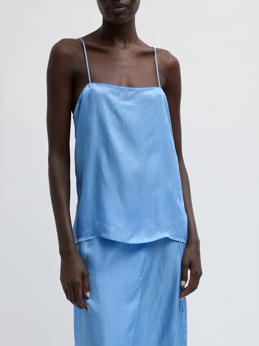 Tibi Summer Slip Cami - Baby Blue